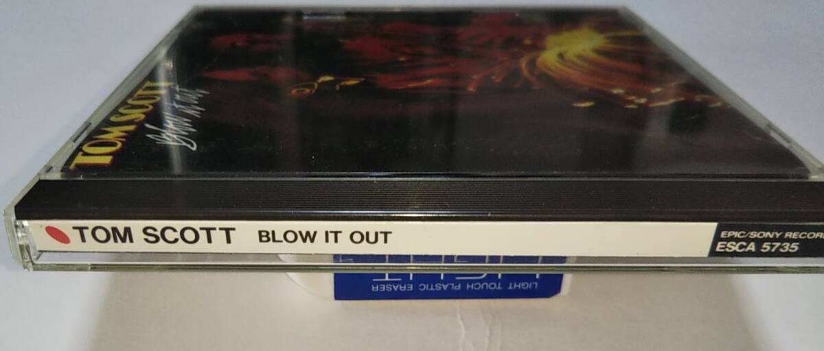 【TOM SCOTT トムスコット 「BLOW IT OUT」・日本盤CD・再生確認済・自宅保管品】の画像6