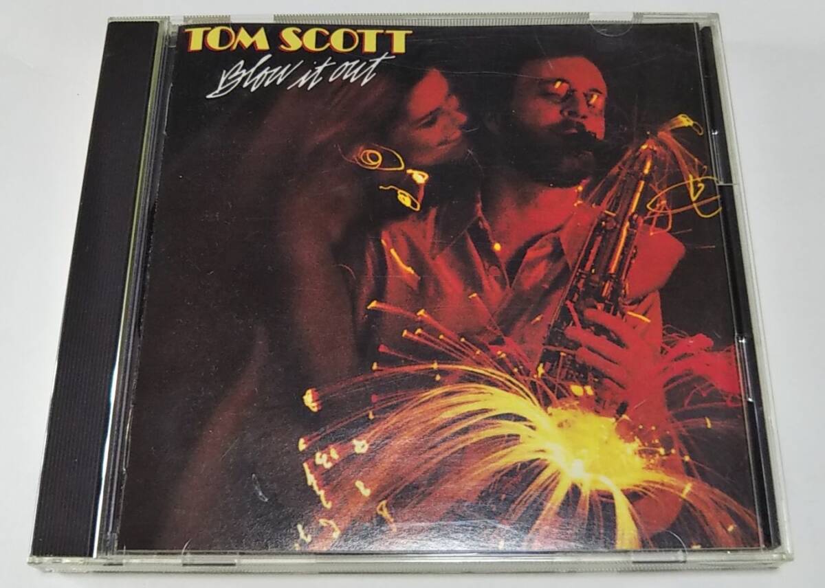 【TOM SCOTT トムスコット 「BLOW IT OUT」・日本盤CD・再生確認済・自宅保管品】の画像1