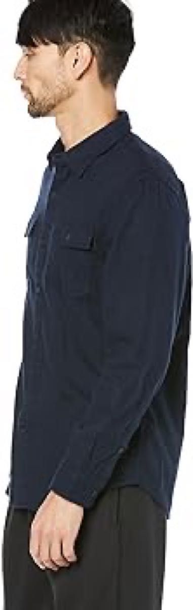 フランネルシャツ 2ポケット スリムフィット 長袖 メンズ シャツ ジャケット 古着