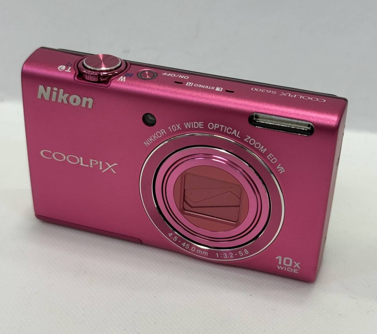 【1円スタート！】Nikon ニコン COOLPIX クールピクス S6200 チェリーピンク コンパクトデジタルカメラ 中古 詳細不明 現状品 ジャンク_画像2