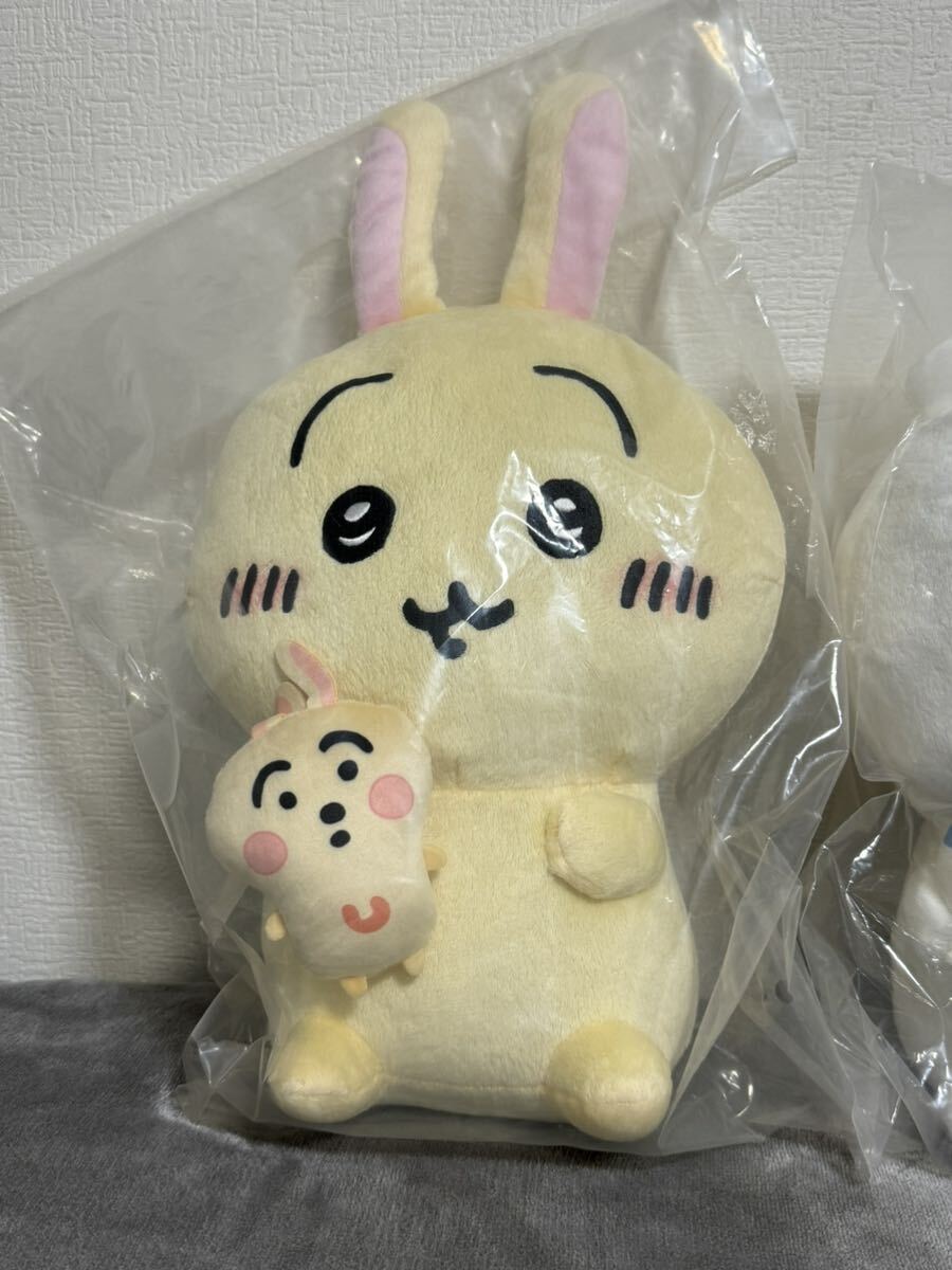 一番くじ ちいかわ ぬいぐるみ セット ハチワレ うさぎ 新品未使用の画像3