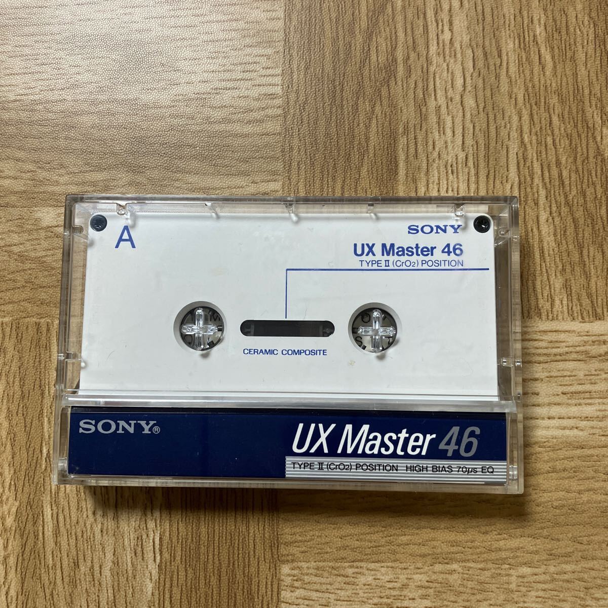 【使用済、消去済】ソニー SONY UX Master 46分TYPEⅡ CrO2 ハイポジカセットテープ1本の画像1