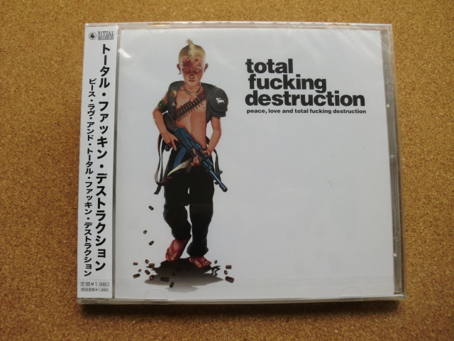 ＊【CD】TOTAL FUCKING DESTRUCTION／Peace, Love And Total Fucking Destruction（DDCR3011）（日本盤・未開封品）_画像1