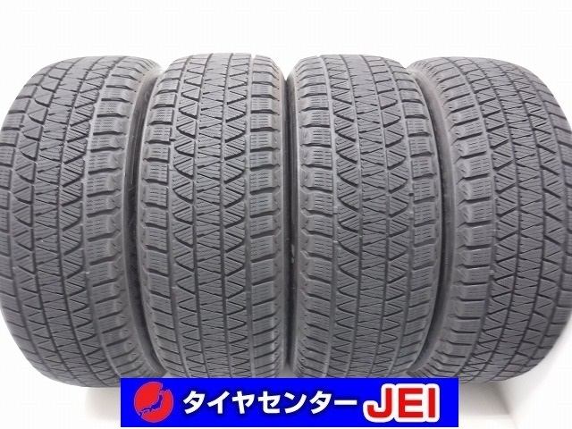 235-55R19 8.5分山 ブリヂストン ブリザック DM-V3 2019年製 中古スタッドレスタイヤ【4本セット】送料無料(AS19-3163）_画像1