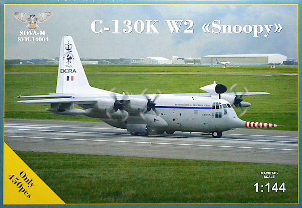 ソヴァM SVM14004 1/144 C-130K ハーキュリーズ W2 気象観測機 スヌーピー 限定生産