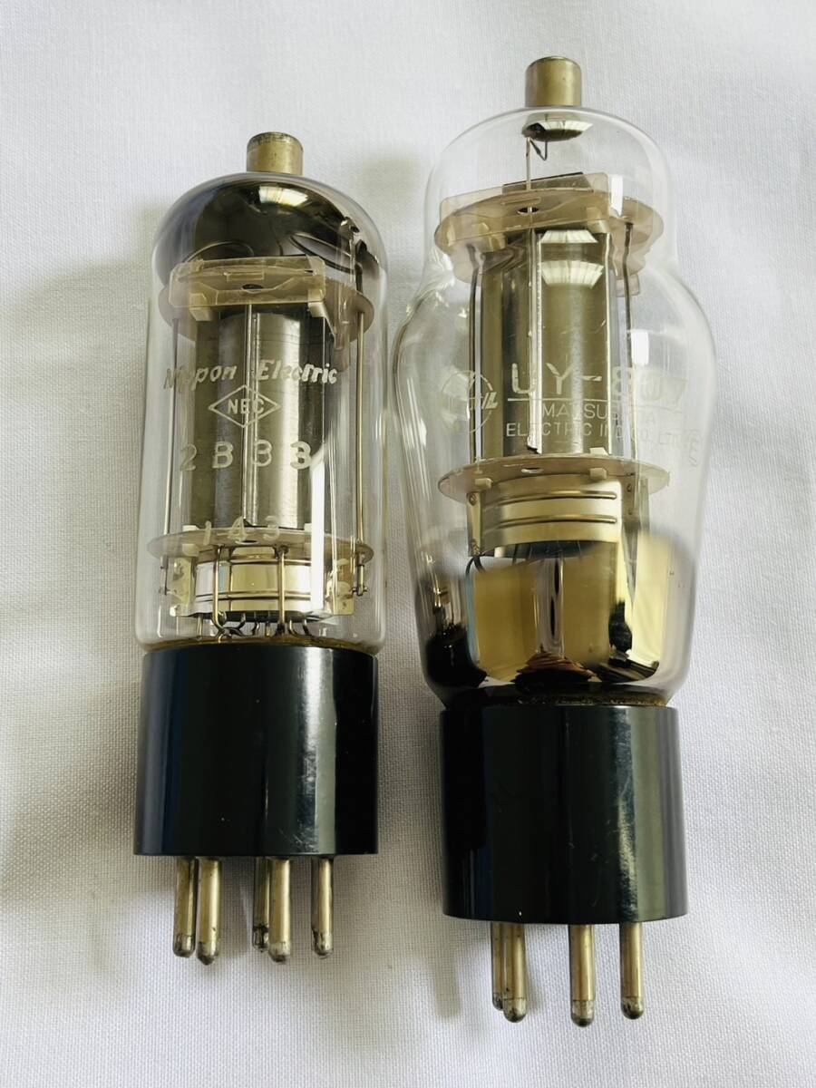 0 pavilion y99 vacuum tube 2 point together National National UY-807/Nippon Electric NEC 2B33 * operation no check. 