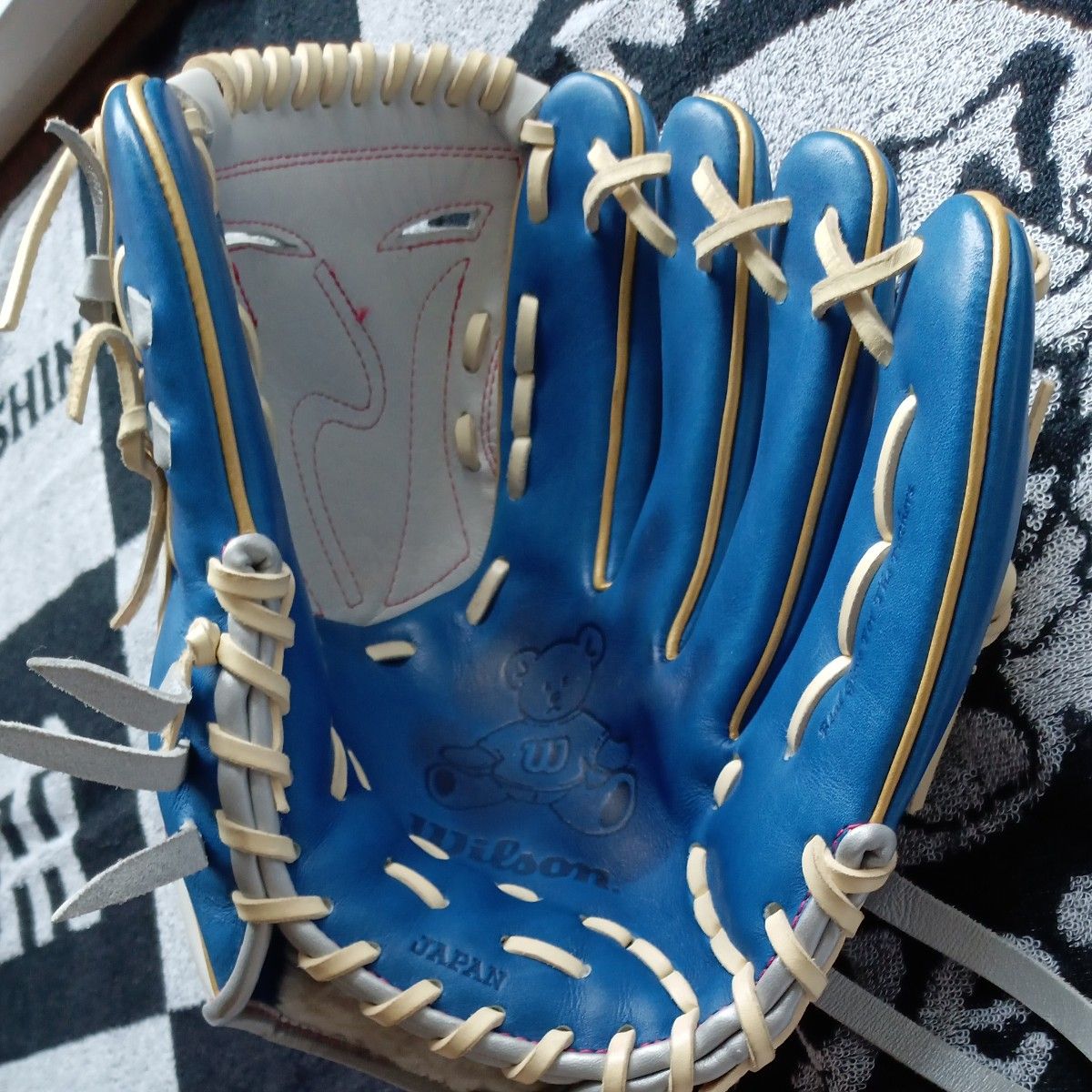 ウィルソン Wilson オーダー 軟式 投手用 グローブ グラブ 野球 　大人用　中古品 刺繍入り