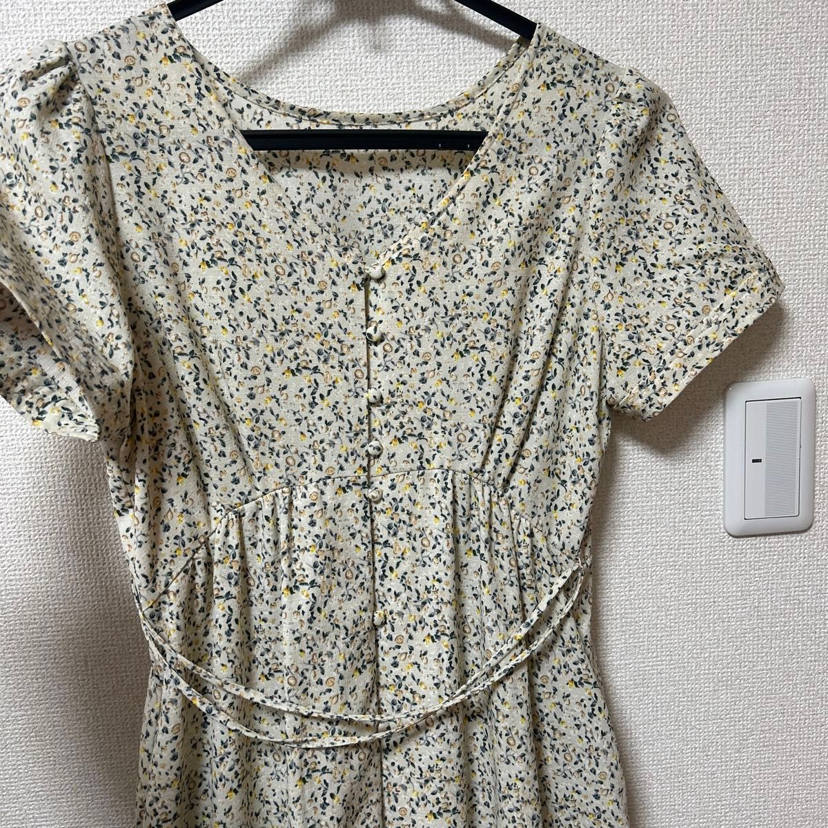 Heather ヘザー ヴィンテージ柄ワンピースS/S 839292 花柄 Heather ヘザー ヴィンテージ柄ワンピースS/S 839292 花柄
