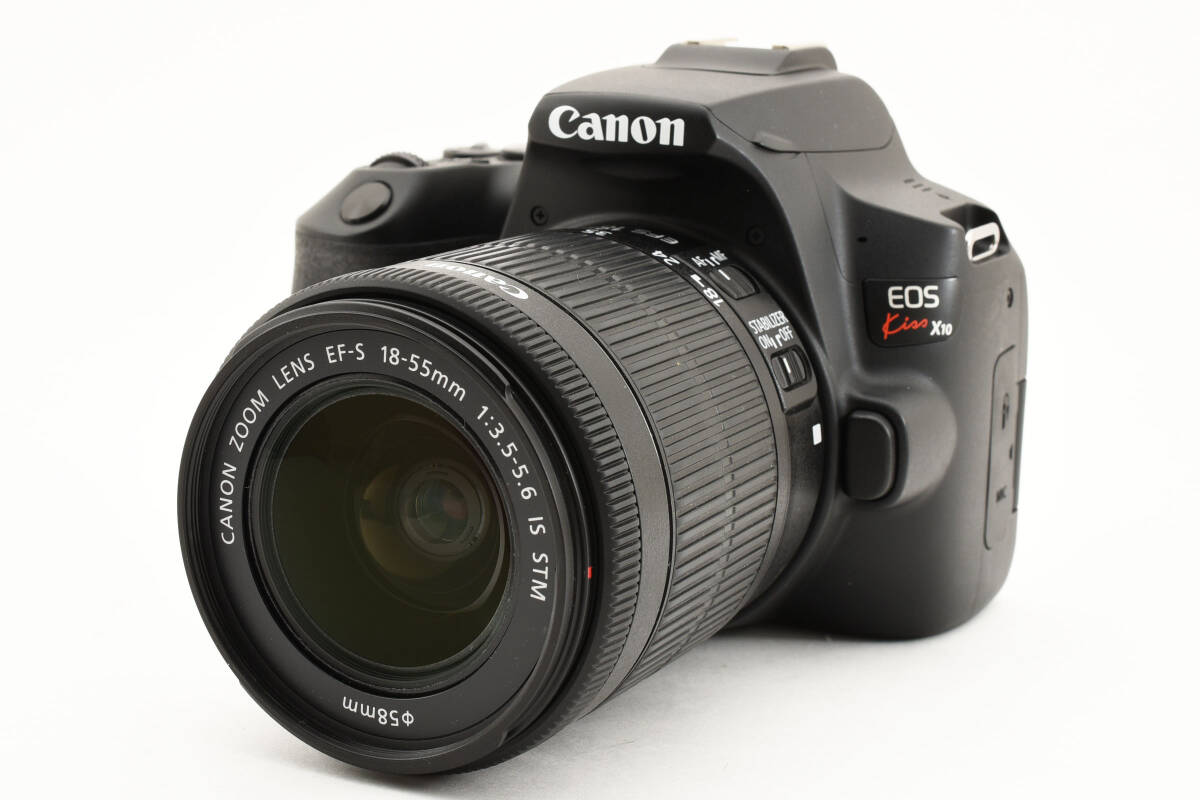 ☆美品【Canon】EOS Kiss X10 + EF-S 18-55mm F4-5.6 IS STM レンズセット キャノン キヤノン 管理番号 : 36993701_画像2