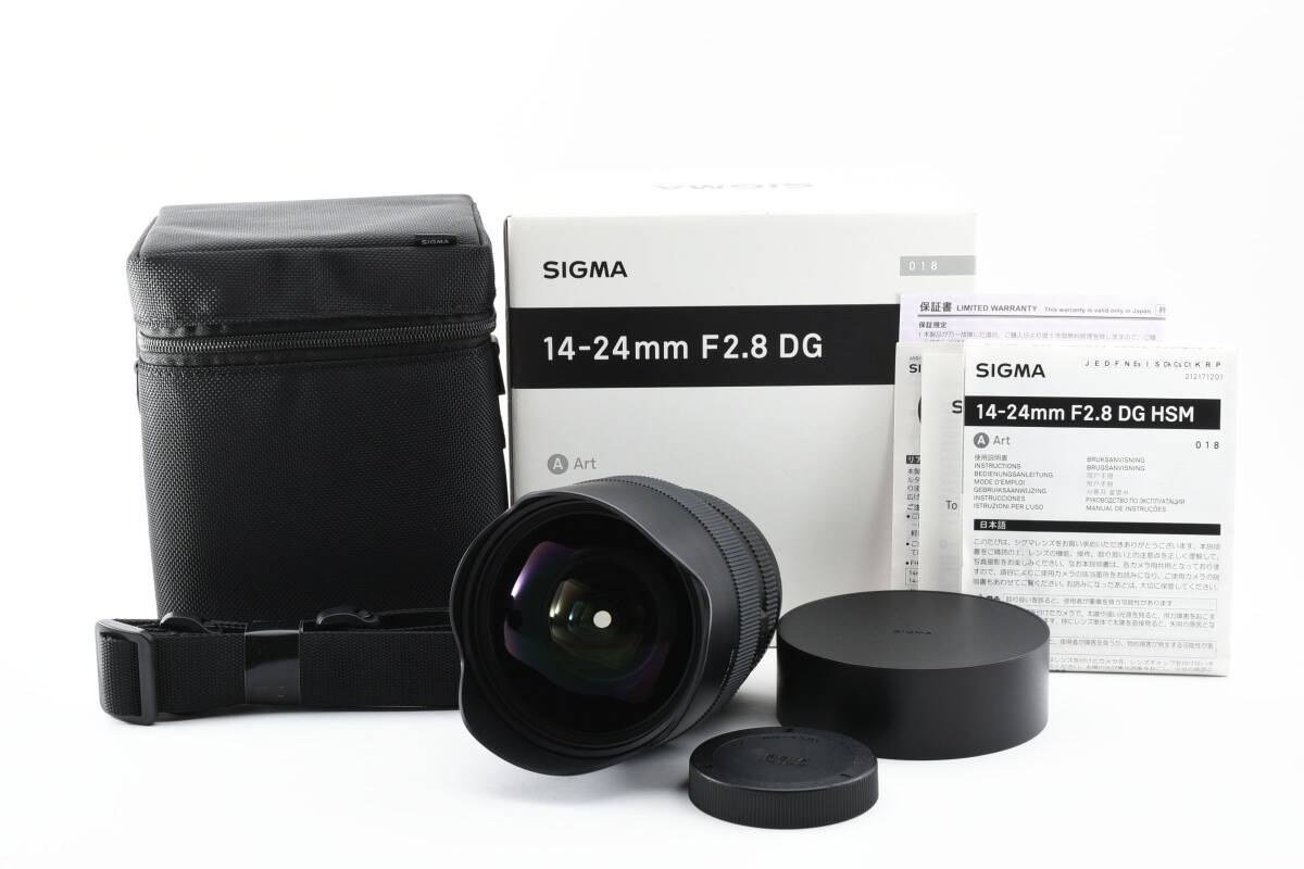 ☆外観美品【SIGMA】Art 14-24mm F2.8 DG HSM Canon キヤノン用 シグマ 管理番号 : 4041_画像1