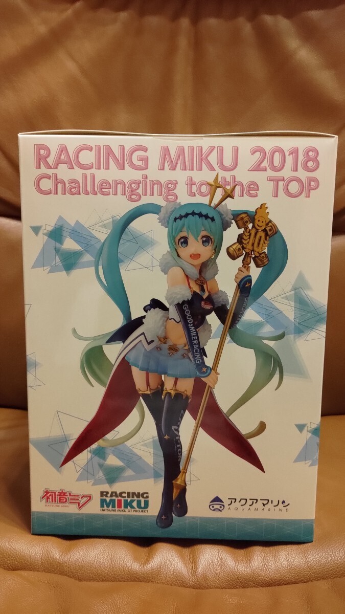 [ new goods unopened ] aquamarine Hatsune Miku GT Project racing Miku 2018 Challenging to the TOP figure gdo Smile Company 