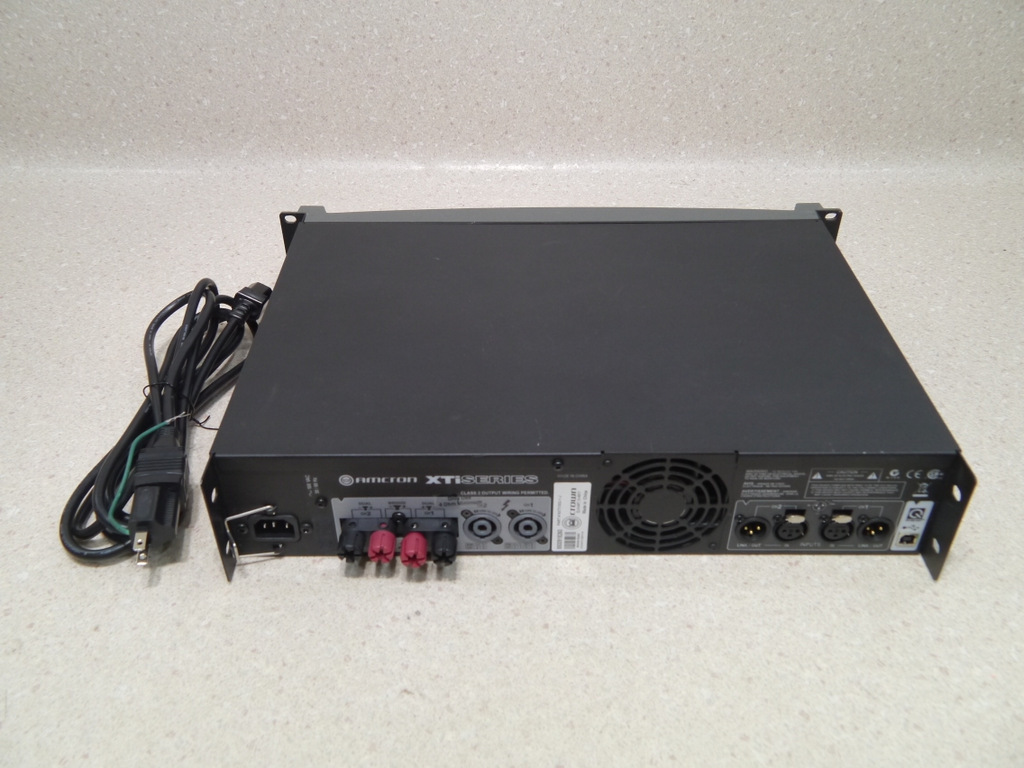 14ステレオパワーアンプXTi 1002アムクロンAMCRONクラウンCROWN業務用DSP搭載PC接続オーディオ音響機器PA機材プロ録音レコーディング中古の画像6