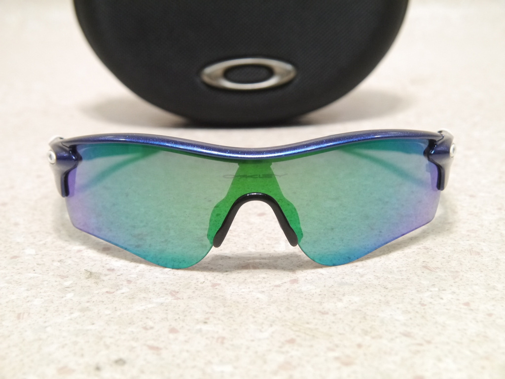 19 Oacley Oakley солнцезащитные очки ② с футляром спорт б/у I одежда Radar радар бейсбол бег очки Golf наземный мотоцикл PRO Athlete состязание 