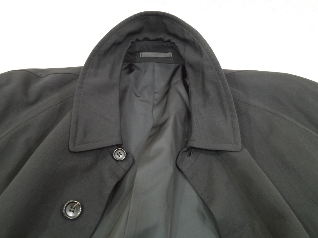 25 Comme des Garcons COMME des GARCONS turn-down collar coat M size man men's wool 100% black black high brand old clothes designer Made in JAPAN Homme 