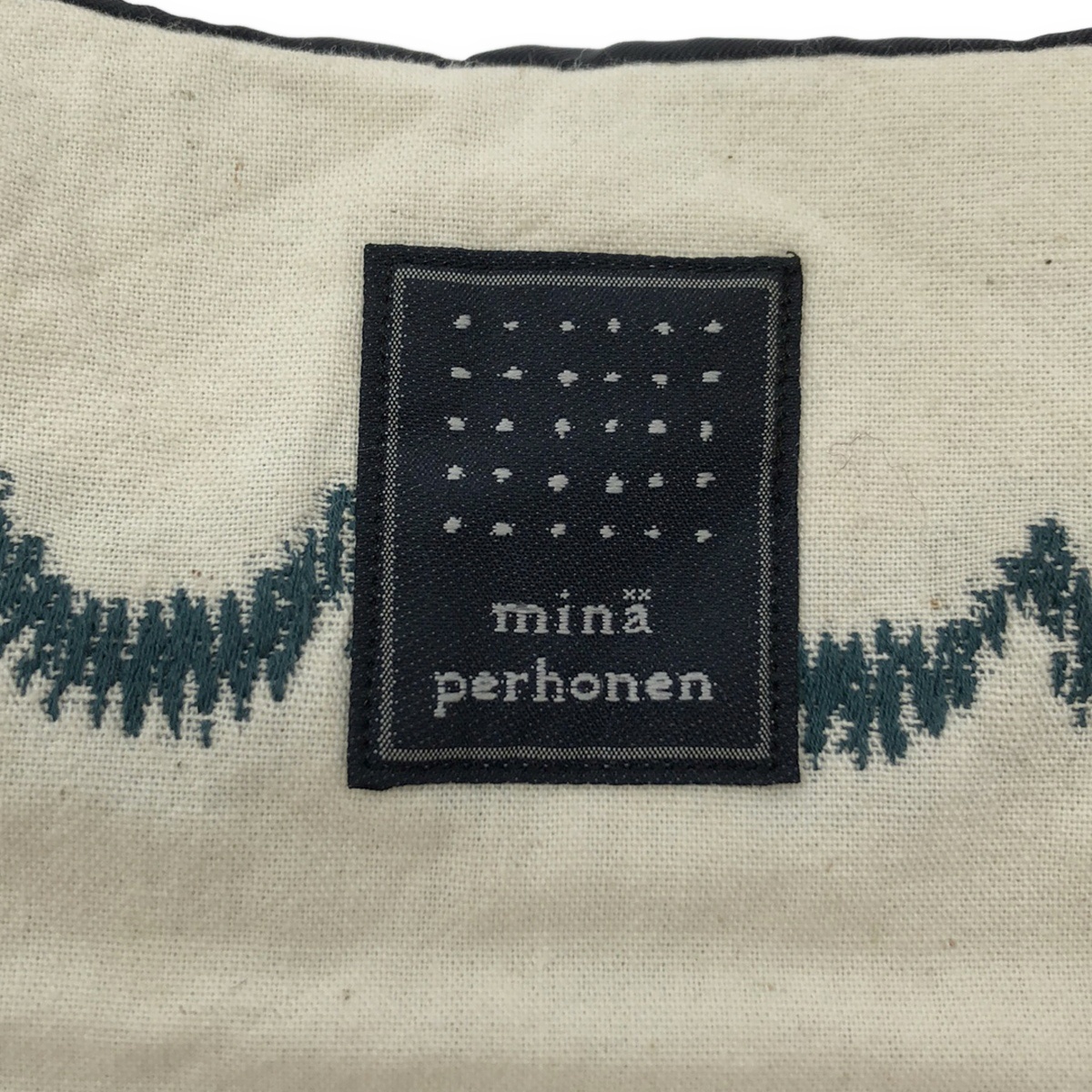 mina perhonen ミナペルホネン beach egg bag エッグバッグ e541 アイボリー系 IT65SR7DMXF9_画像6