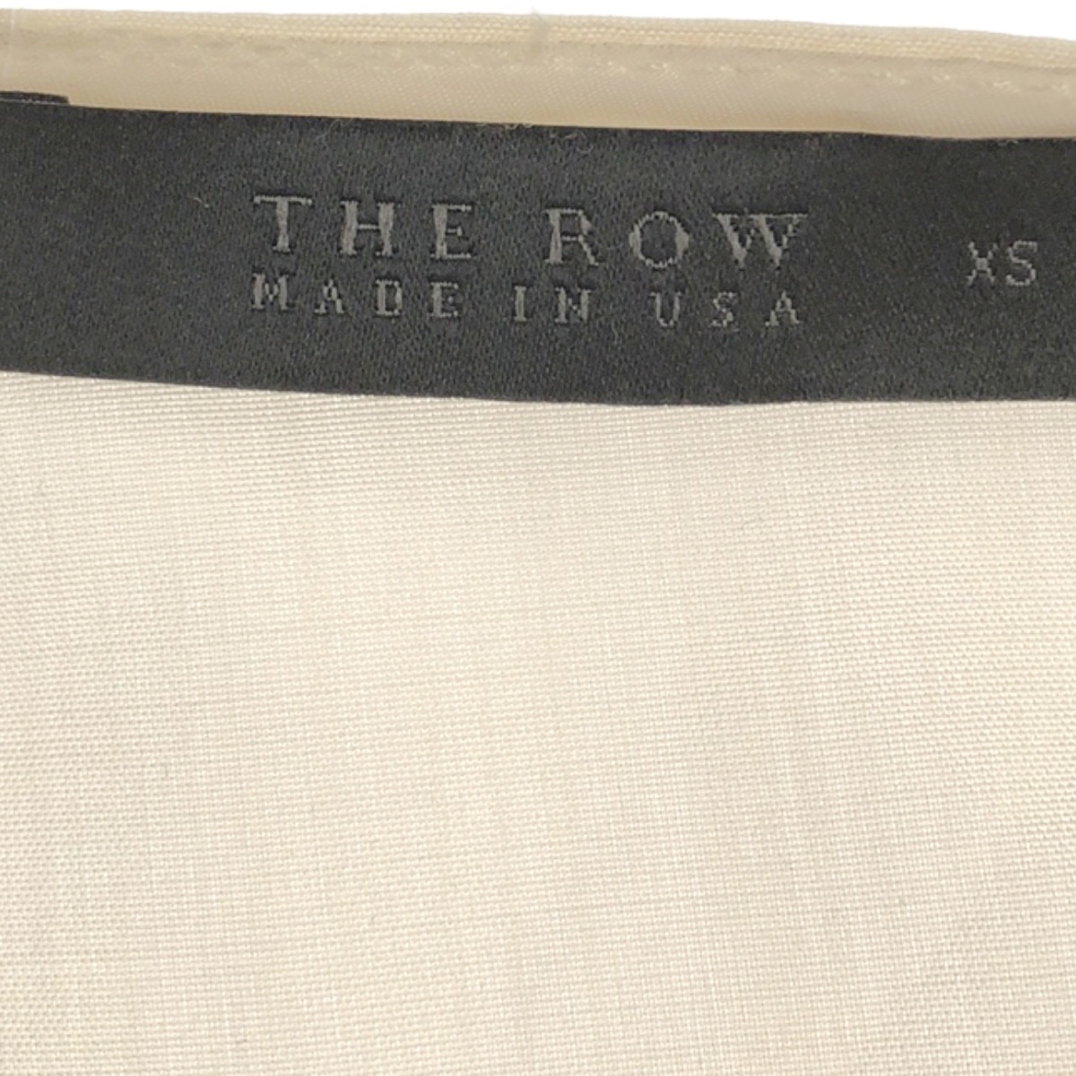 THE ROW The low silk tunic tops ivory XS ITAC3CUMR620