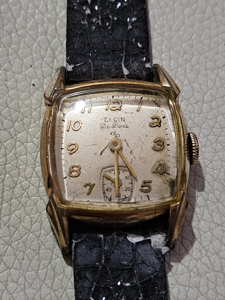 Yahoo!オークション - Elgin Deluxe 腕時計 エルジン デラックス Yahoo!オークション - Elgin Deluxe 腕時計 エルジン デラックス