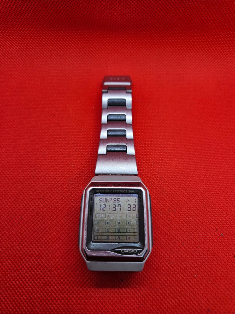 稼働品 CASIO VDB-3000 1492 HOTBIZ Vintage ビンテージ 1990年代 電池交換済み！C0606 ヴィンテージ 希少 レア物 現状渡し！_画像2