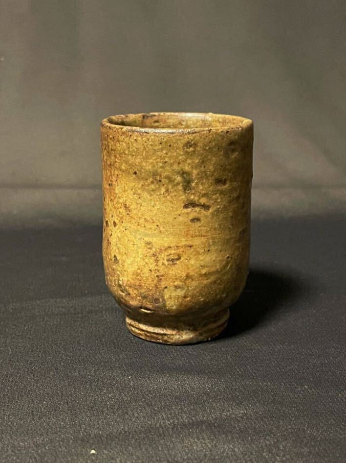 . taste exist rare article! Taisho from Showa era period ... comfort mountain ... guarantee .. tube sake cup pine flat un- . from tea .. tradition ...! happy less . completion goods.!
