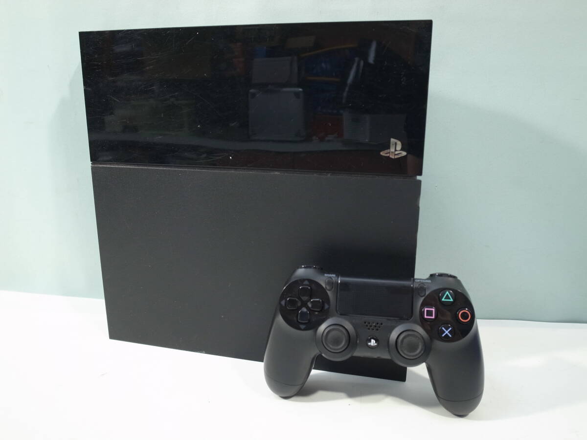 ◆1円～ ジャンク SONY PS4 CHU-1000A 500GB 本体 コントローラー ※通電のみ確認の画像1