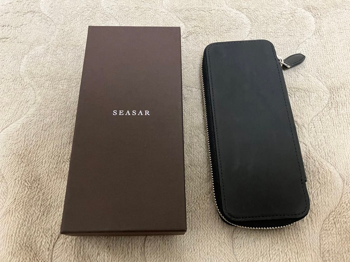 SEASAR しーさー ペンケース Duct マルゴー ネロ (ブラック SEASAR しーさー ペンケース Duct マルゴー ネロ (ブラック