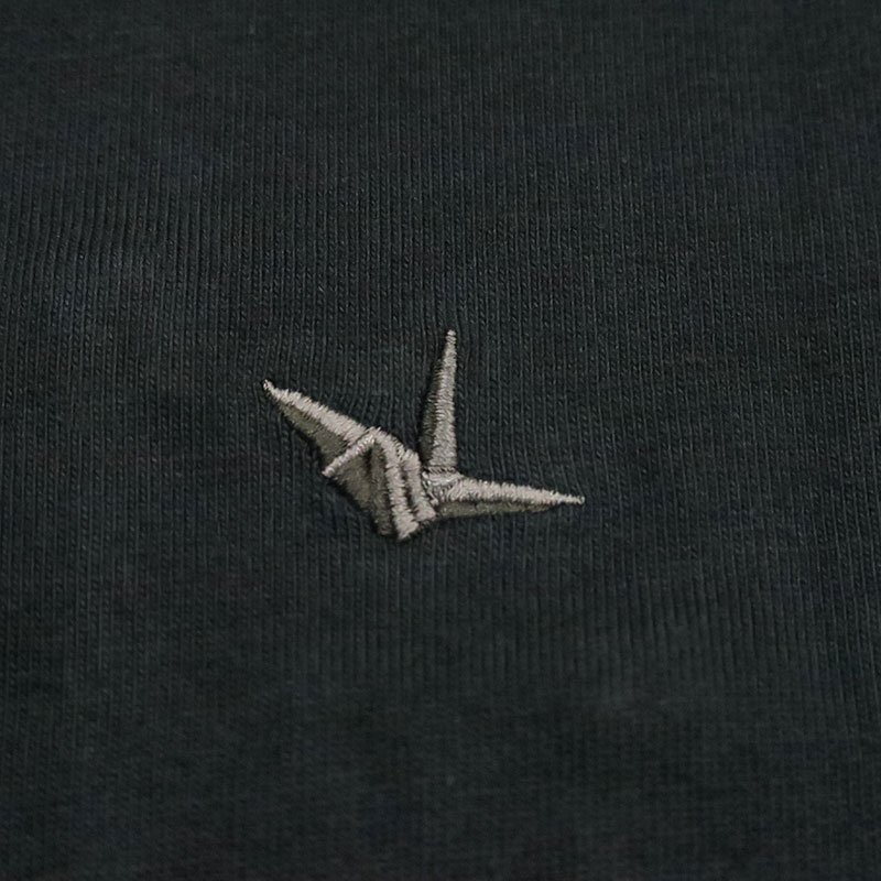 1PIU1UGUALE3 RELAX ウノピゥウノウグァーレトレ リラックス M 半袖Tシャツ UST-23010 ロゴ 黒 SN90 コード刺繍 ウノピュー_画像7