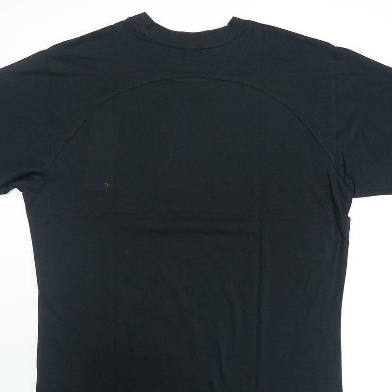 1PIU1UGUALE3 RELAX ウノピゥウノウグァーレトレ リラックス ラインストーンサイドロゴ XLサイズ 黒 SN90 半袖 Tシャツ UST-24023 メンズ_画像5