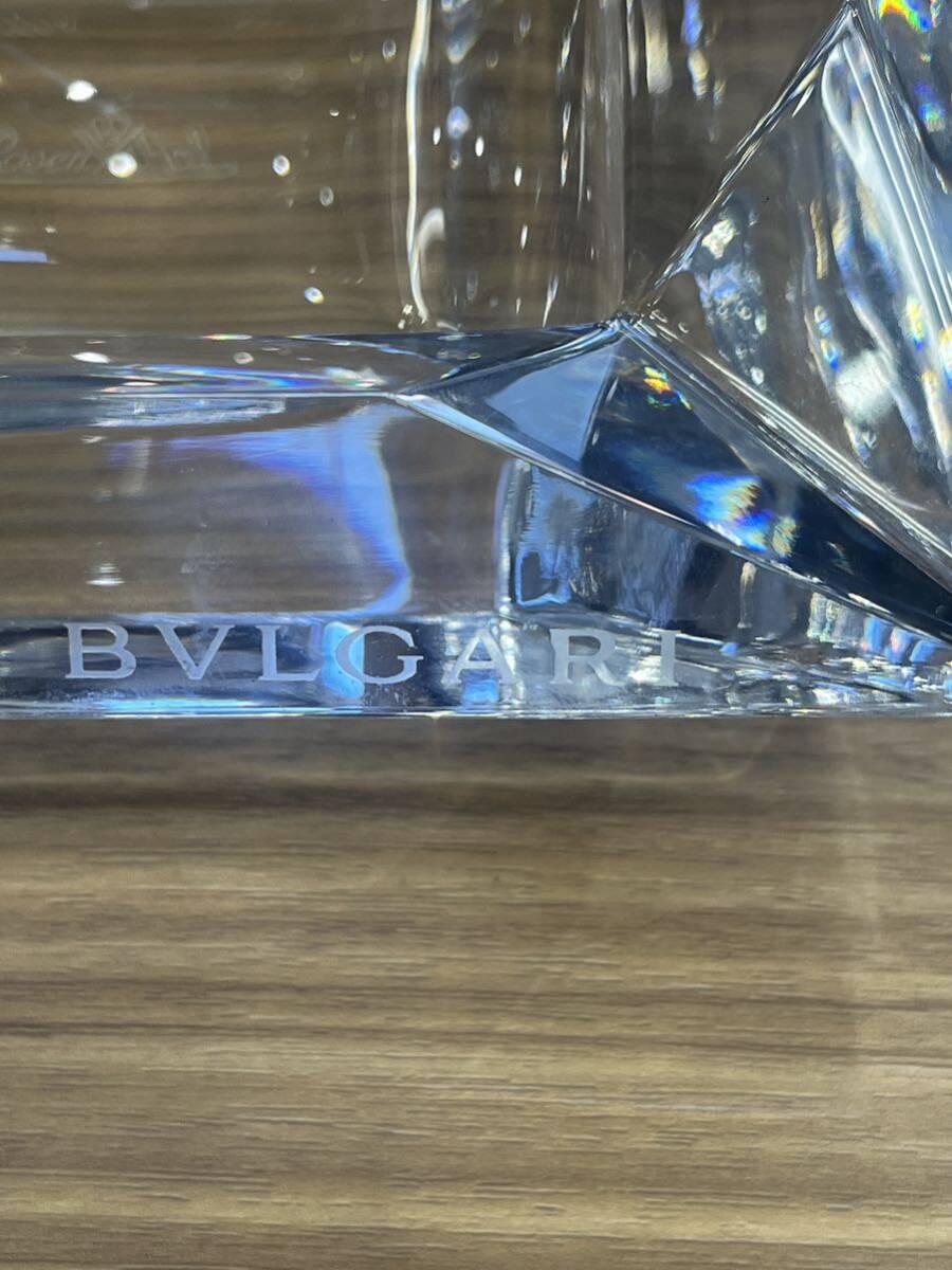  BVLGARY пепельница Rosenthal crystal с ящиком BVLGARI бардачок квадратное 