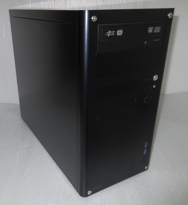 abee J08R SME-J08R-BK ブラック Micro-ATX PC ケース 中古品の画像1