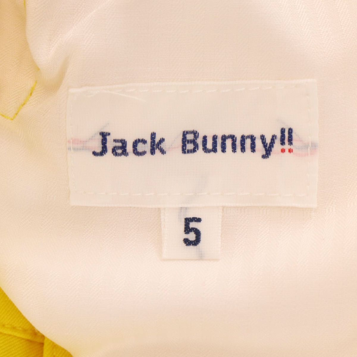 【新品、未使用】ジャックバニー　ハーフパンツ　メンズ　サイズ：５（Ｌ）　イエロー　夏