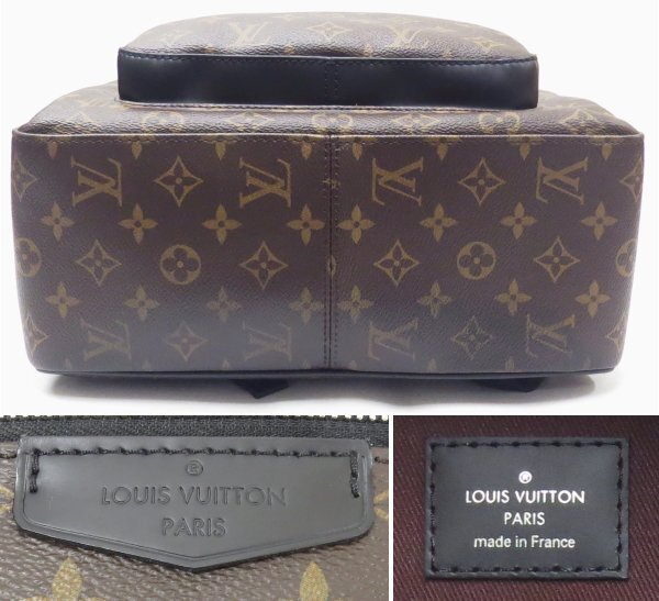 美品 良品 ルイヴィトン モノグラム マカサー ジョッシュ メンズ リュック M45349 バックパック LOUIS VUITTON_画像8