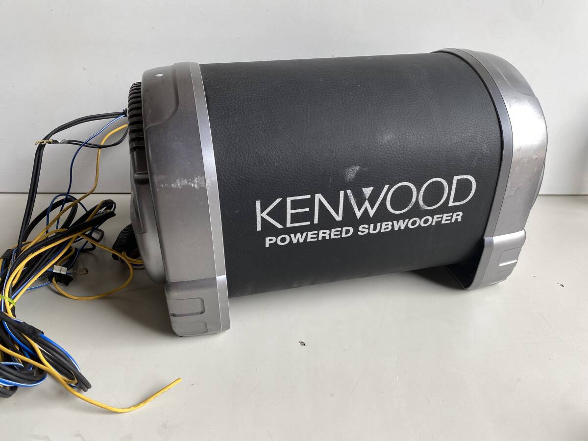 Ct158*KENWOOD Kenwood * subwoofer KSC-SW910 subwoofer amplifier built-in type Car Audio audio equipment 