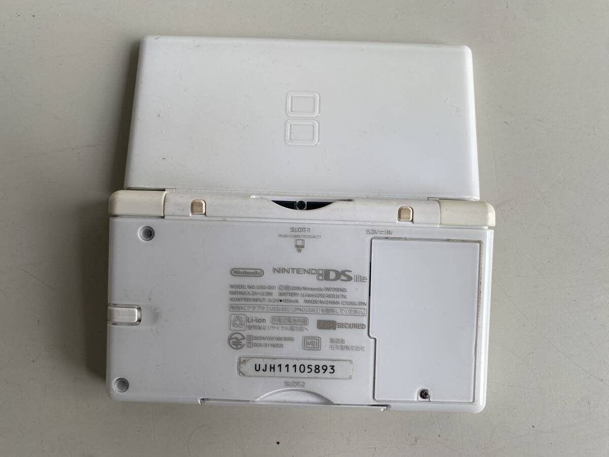 Nt291◆Nintendo 任天堂◆DSLite 本体 ホワイト USG-001 ゲーム機 タッチペン 未検品_画像6