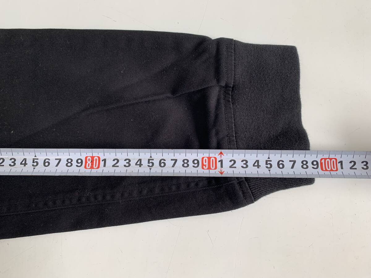 Qu930*Champion Champion * stretch tsu il hem rib long pants C3-T201 men's XL size 090 black / black sport tag attaching new goods 