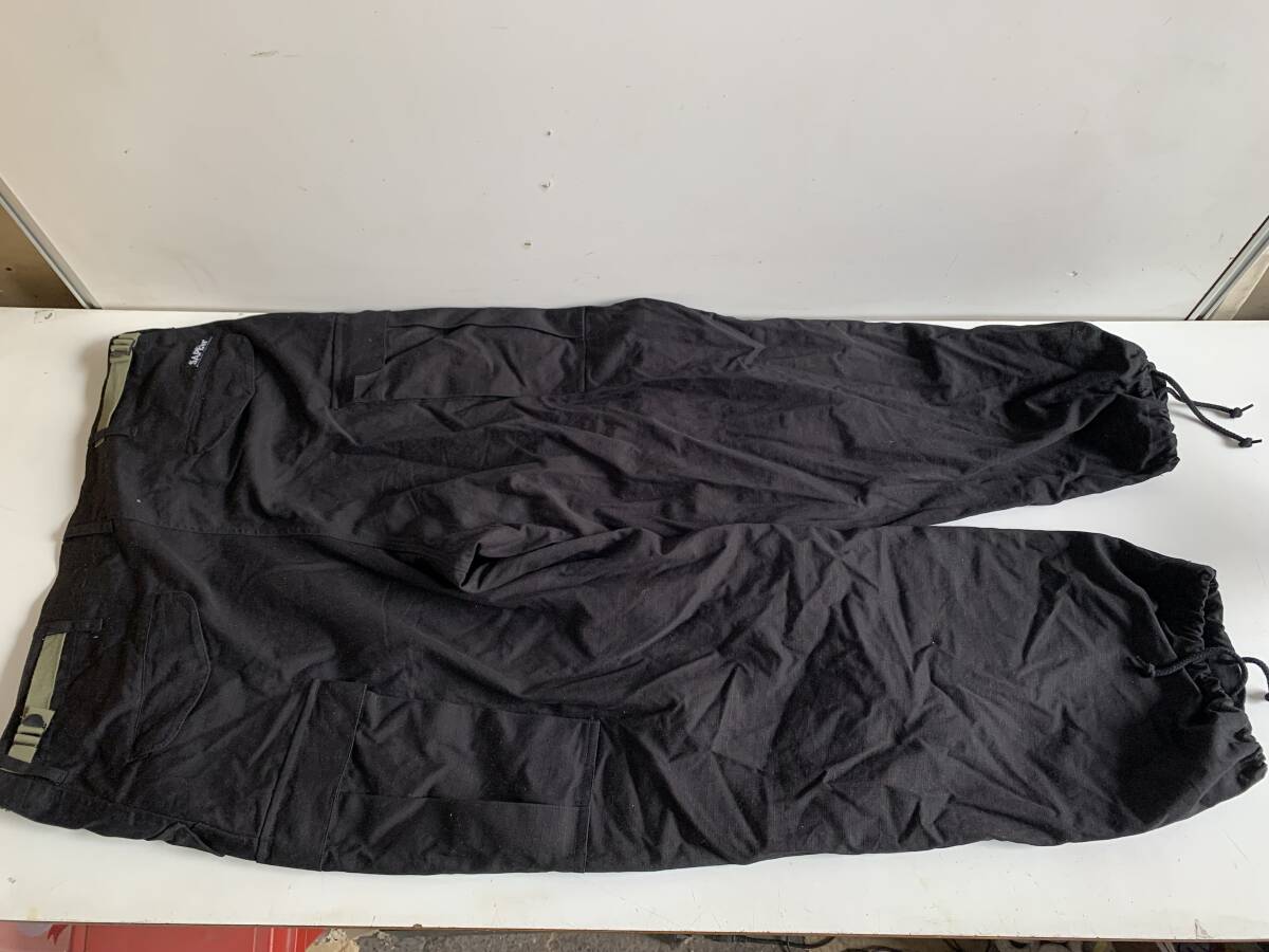 Qu932*SAPEursa бассейн * брюки-карго MIND IN/ ARIGATO мужской XL размер черный × хаки серия No.1911652118 брюки брюки 