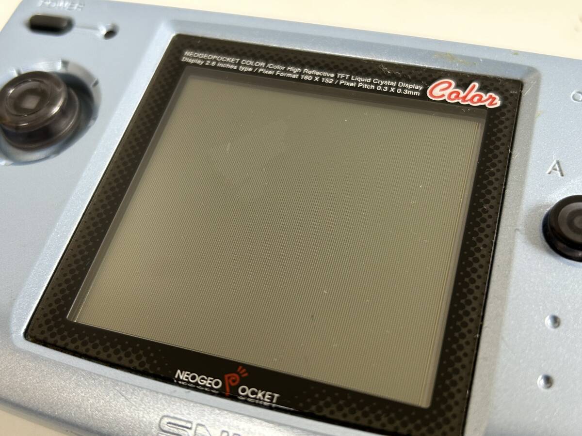 Ej367◆SNK◆NEOGEO POCKET Color ネオジオポケット カラー ゲーム機 本体 通電OK_画像5