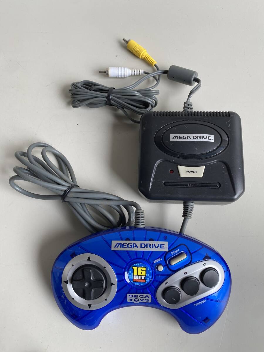 Nt290◆SEGA セガ◆メガドライブ MD 16BIT POWER アダプター MEGA DRIVE コントローラー SEGA TOYS 未検品_画像1