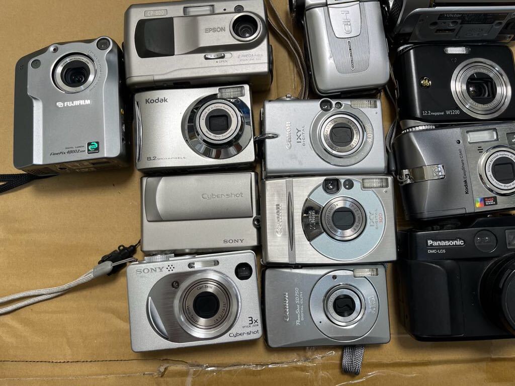 デジタルカメラ デジカメ Canon IXY Panasonic コンパクトデジタルカメラ FUJIFILM LUMIX Kodak SONY大量 13台 セット Y1016_画像3
