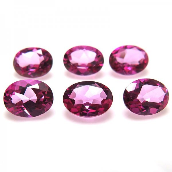 [ special price goods ] natural stone loose ( unset jewel )* pink topaz ( processing stone * Brazil production ) oval 8×6mmfa set cut 1 piece 