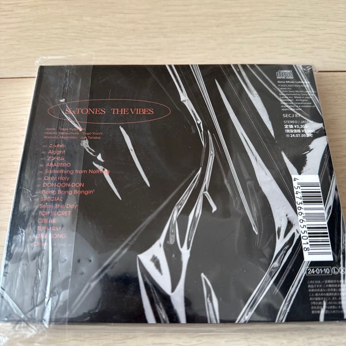 通常盤 (初回仕様) スリーブケース+20Pフォトブック SixTONES CD/THE VIBES 