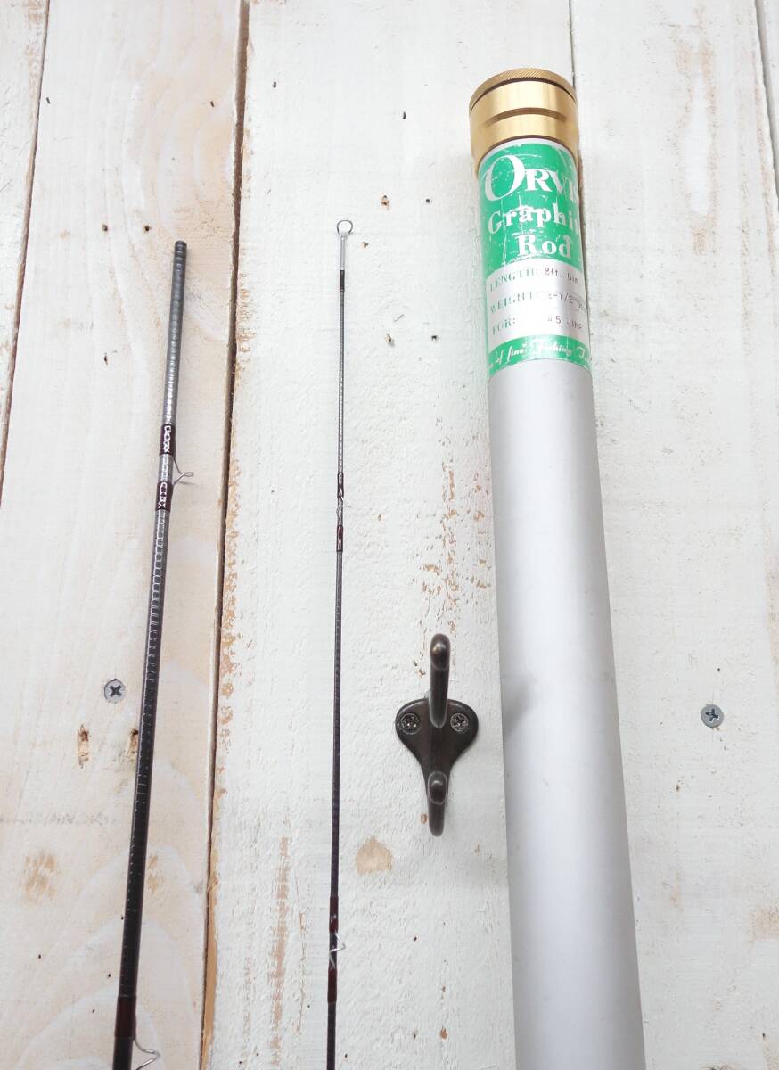 レトロフライフィッシング ＊ORVIS オービス ＊GRAPHITE FLY ROD  グラファイトフライロッド オールドロット ＊MODEL MARKⅡ 8'6” の画像8