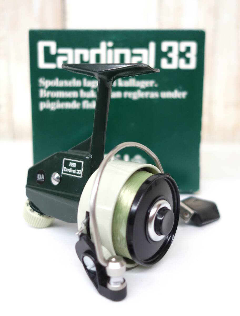 レトロフィッシング　オールドリール ＊AbuGarcia　アブガルシア ＊Cardinal 33　カーディナル33 ＊スピニングリール ＊OLYMPIC 　正規品_画像2