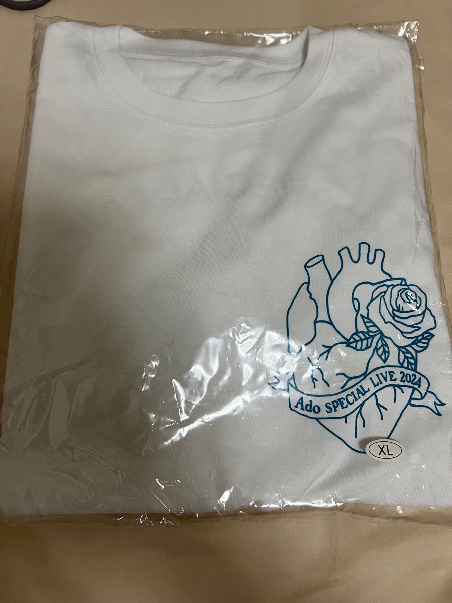 【新品未開封】Ado ファッショナブル「心臓」ロンTシャツ　XL