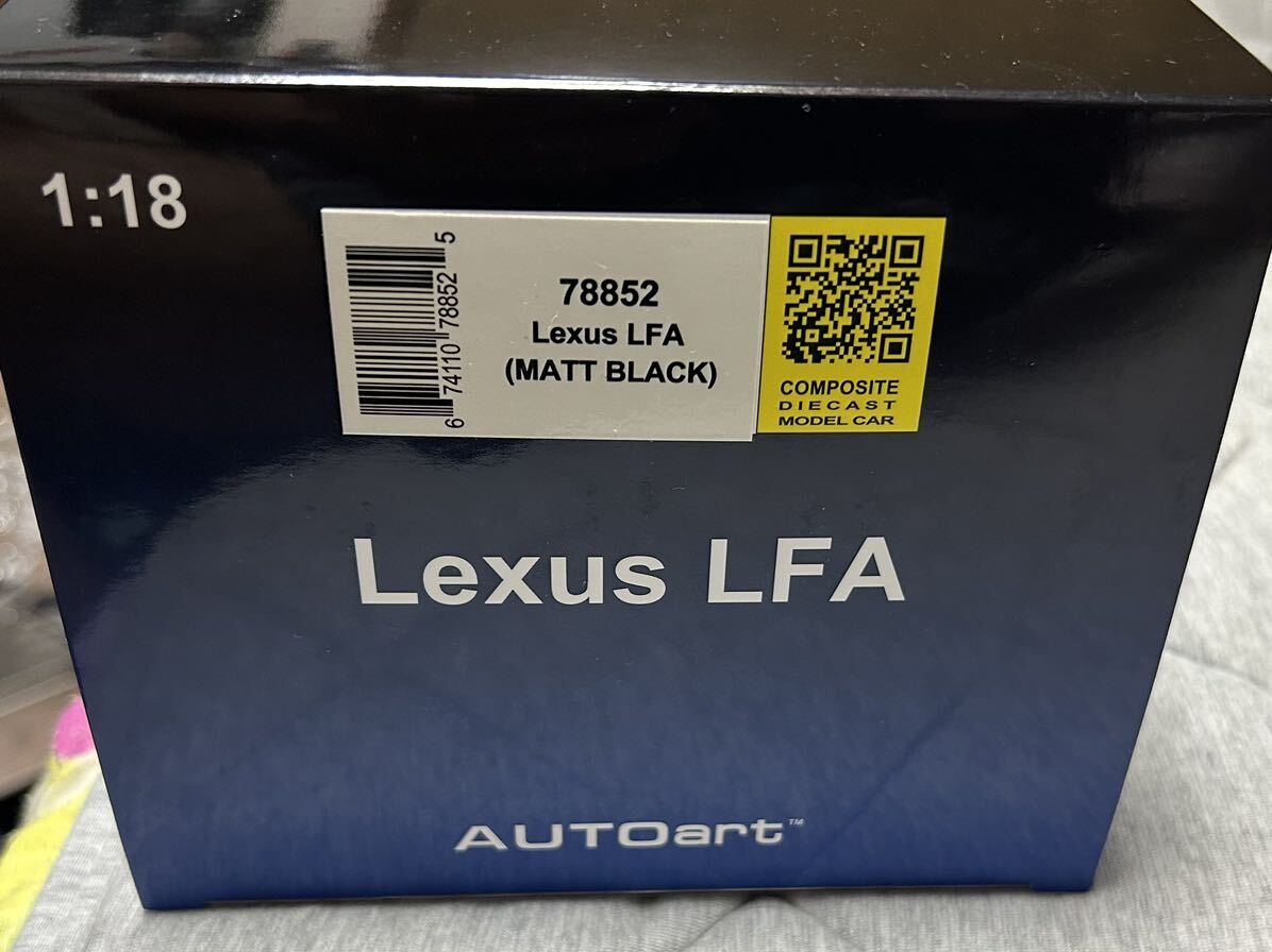 1/18 オートアート　レクサス　LFA マットブラック autoart lexus 78852_画像6