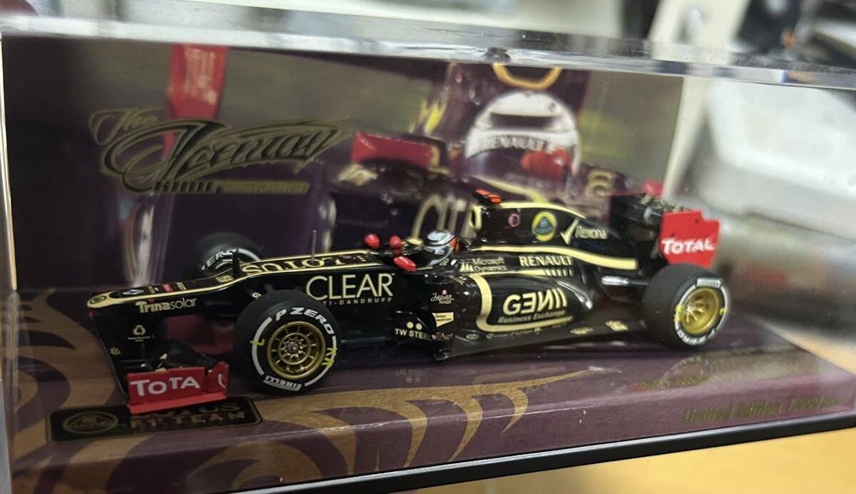 1/43 ミニチャンプス ロータス ルノー F1 E20 キミ ライコネン アブダビ gp ウィナー 2012 #9 413120209