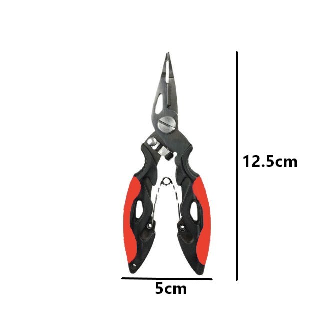 3 point set fish grip fishing plier split ring opener scissors . red red 1 jpy seabream jigging 