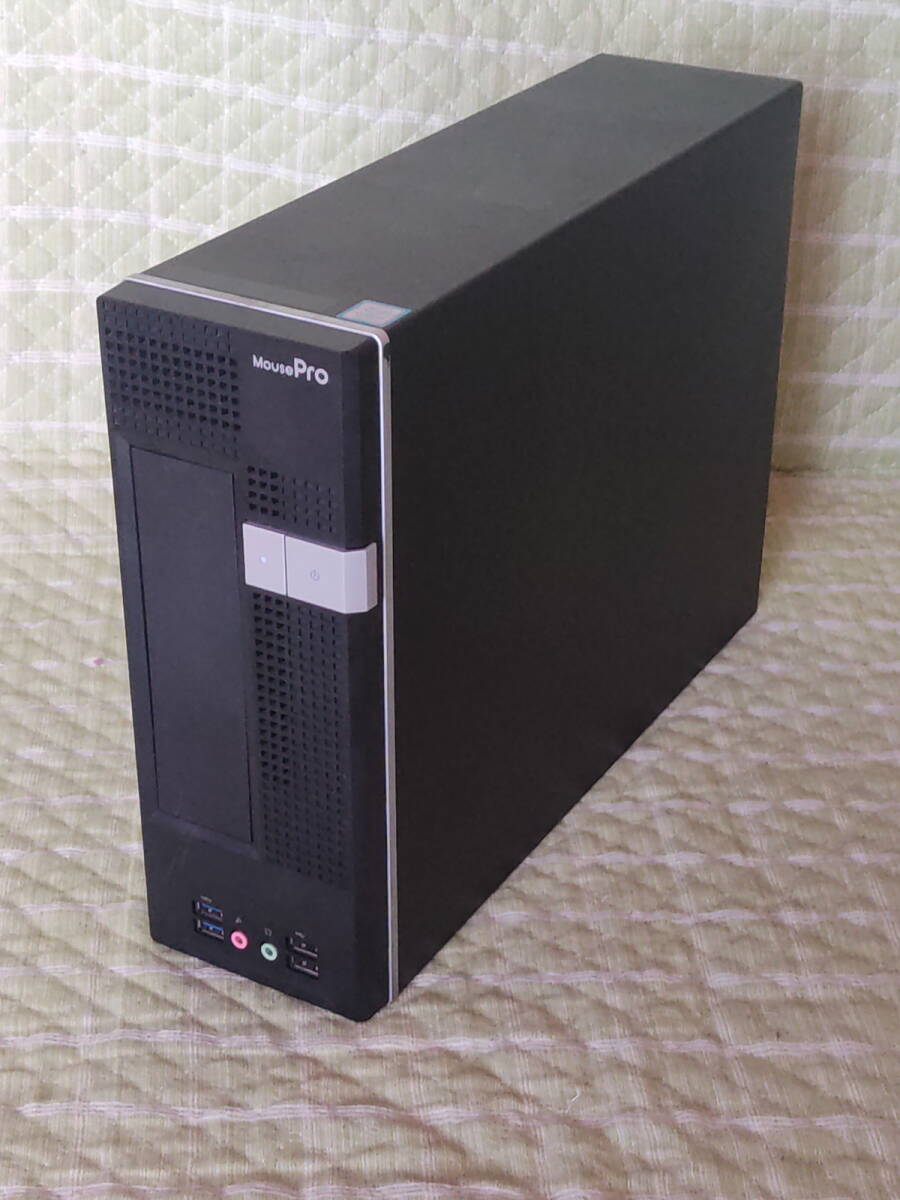 省スペース マウスコンピュータ Mpro ミニタワーケース メーカー・型番不明（Mini-ITX、電源付き）D08_画像1