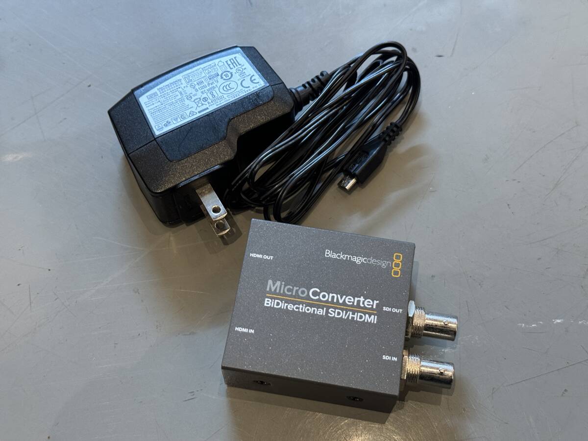 ジャンク Blackmagic Design Micro Converter BiDirectional SDI/HDMI ブラックマジックデザイン_画像1