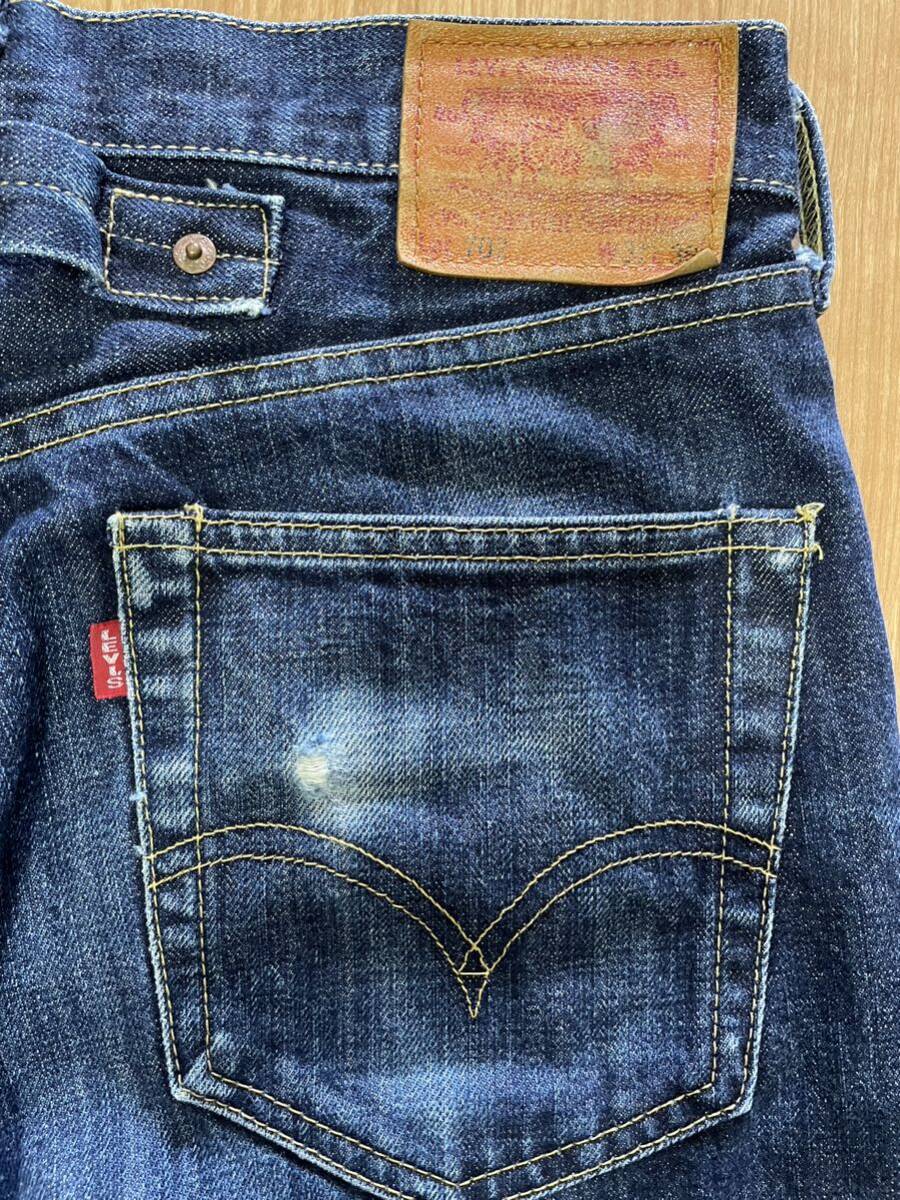 LEVI'S リーバイス 702XX 復刻ジーンズ 日本製 サイズW31の画像9