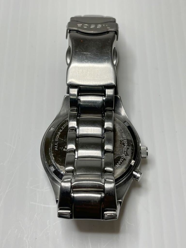 T02 ジャンク【 FOSSIL 】フォッシル BIG TIC IR - 8623 電池交換済の画像8